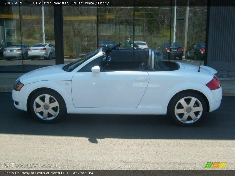 Brilliant White / Ebony 2002 Audi TT 1.8T quattro Roadster