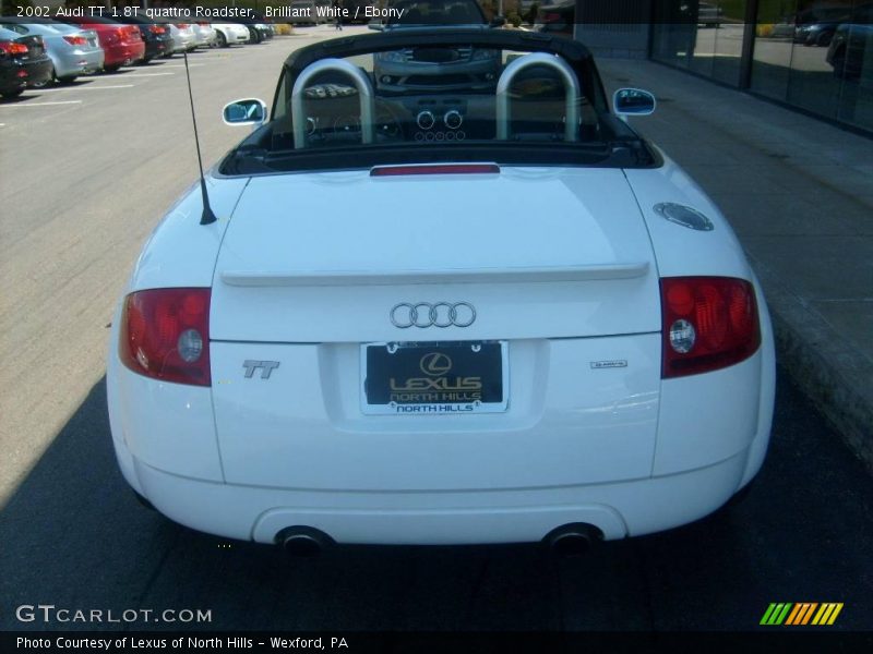 Brilliant White / Ebony 2002 Audi TT 1.8T quattro Roadster