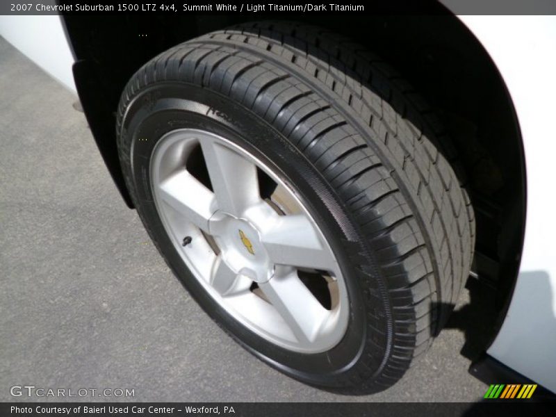 Summit White / Light Titanium/Dark Titanium 2007 Chevrolet Suburban 1500 LTZ 4x4