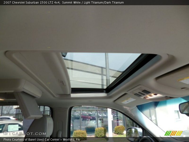 Summit White / Light Titanium/Dark Titanium 2007 Chevrolet Suburban 1500 LTZ 4x4