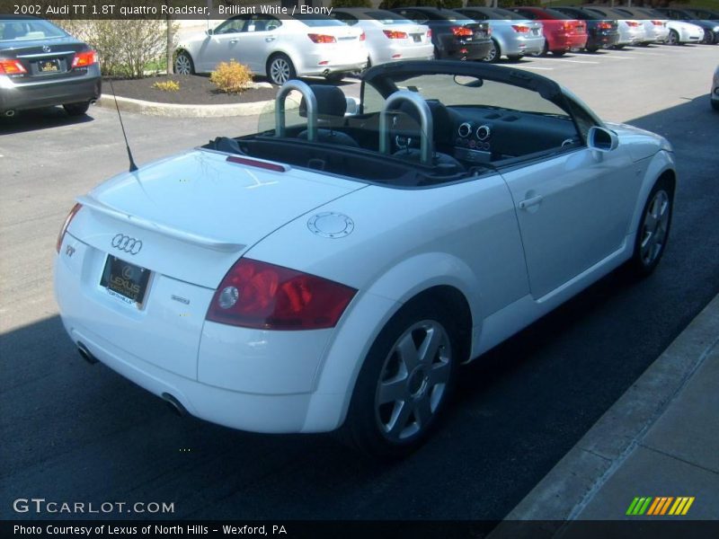 Brilliant White / Ebony 2002 Audi TT 1.8T quattro Roadster