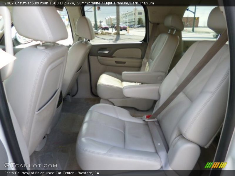 Summit White / Light Titanium/Dark Titanium 2007 Chevrolet Suburban 1500 LTZ 4x4