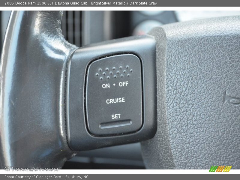 Bright Silver Metallic / Dark Slate Gray 2005 Dodge Ram 1500 SLT Daytona Quad Cab