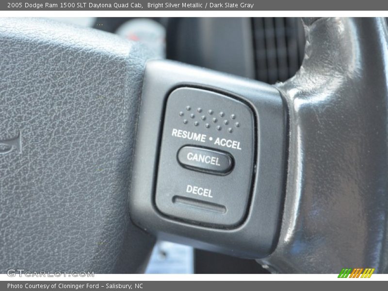 Bright Silver Metallic / Dark Slate Gray 2005 Dodge Ram 1500 SLT Daytona Quad Cab