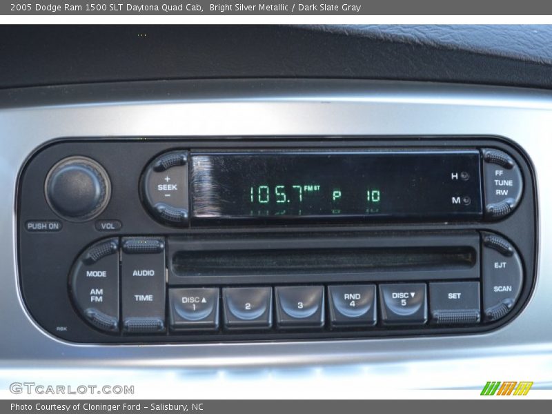 Bright Silver Metallic / Dark Slate Gray 2005 Dodge Ram 1500 SLT Daytona Quad Cab