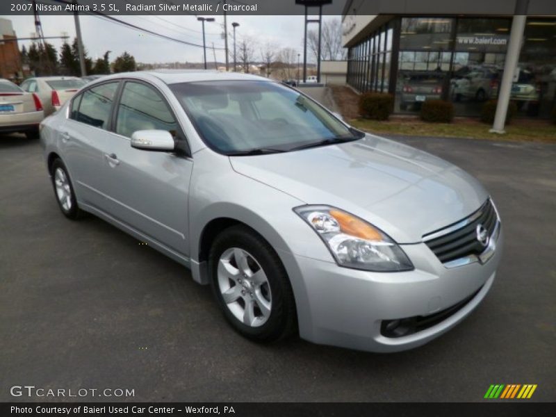Radiant Silver Metallic / Charcoal 2007 Nissan Altima 3.5 SL