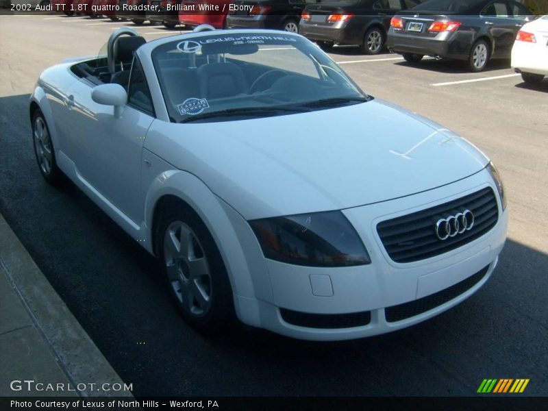 Brilliant White / Ebony 2002 Audi TT 1.8T quattro Roadster