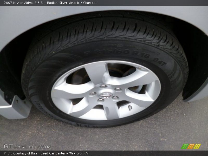 Radiant Silver Metallic / Charcoal 2007 Nissan Altima 3.5 SL