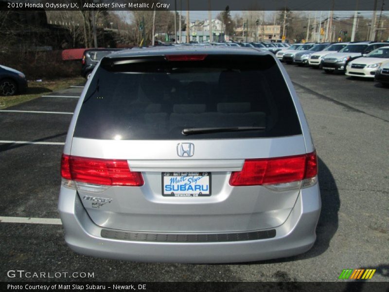 Alabaster Silver Metallic / Gray 2010 Honda Odyssey LX