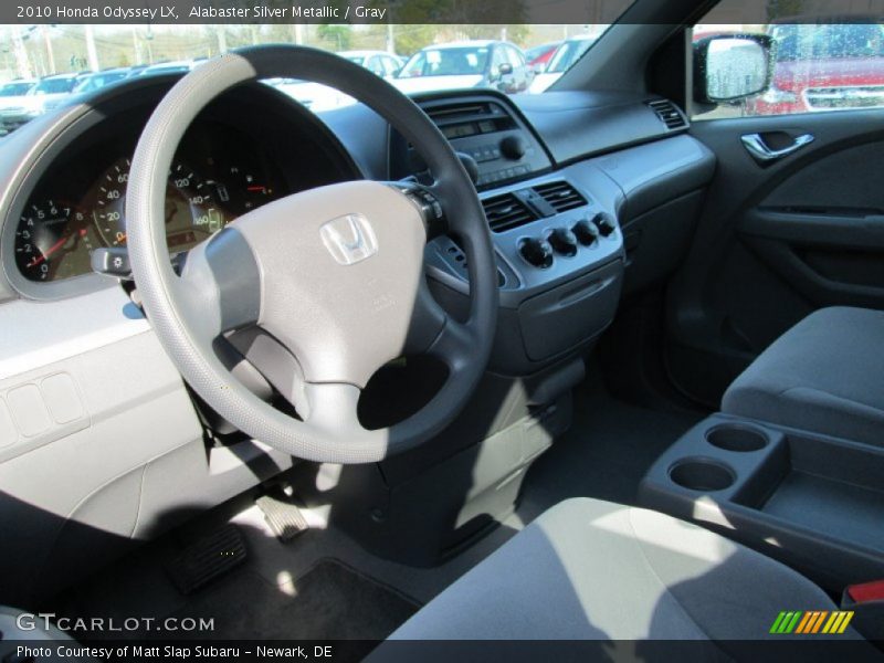 Alabaster Silver Metallic / Gray 2010 Honda Odyssey LX