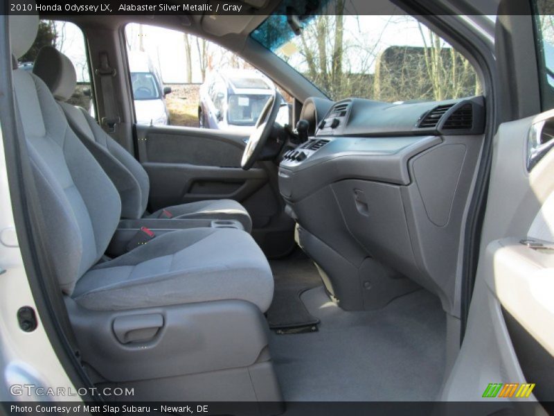 Alabaster Silver Metallic / Gray 2010 Honda Odyssey LX