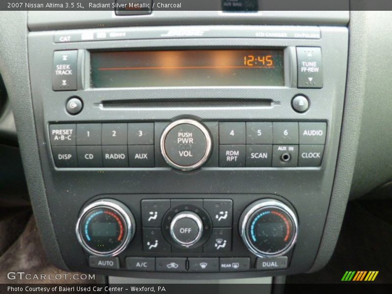 Radiant Silver Metallic / Charcoal 2007 Nissan Altima 3.5 SL