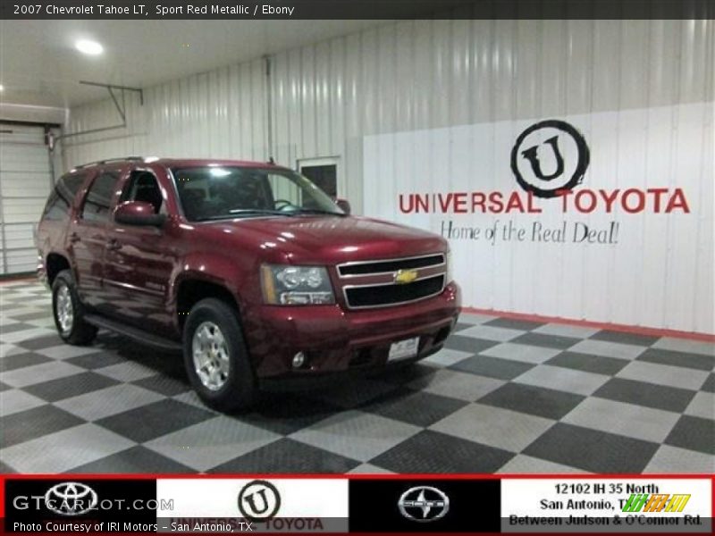 Sport Red Metallic / Ebony 2007 Chevrolet Tahoe LT