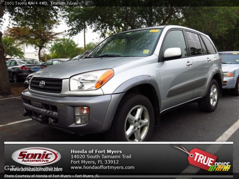 Titanium / Gray 2001 Toyota RAV4 4WD