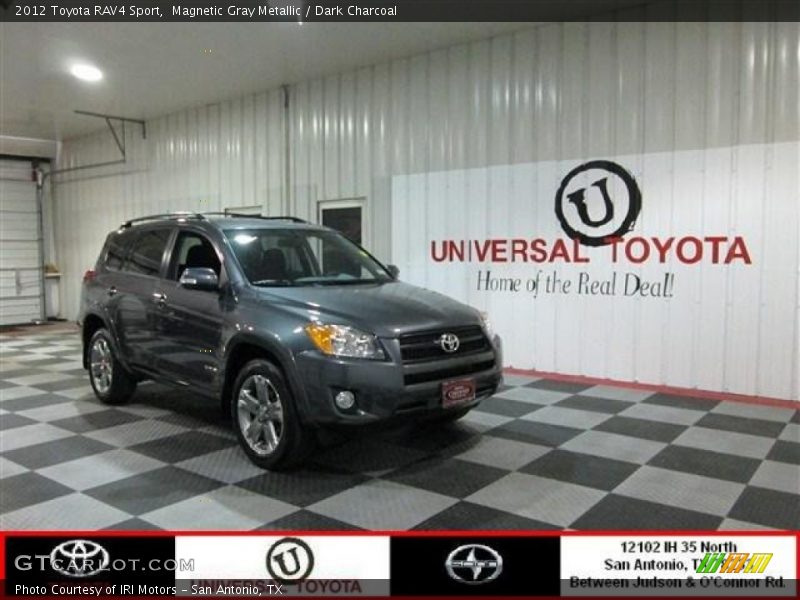 Magnetic Gray Metallic / Dark Charcoal 2012 Toyota RAV4 Sport