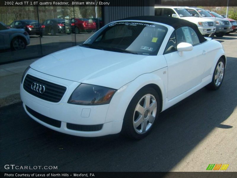 Brilliant White / Ebony 2002 Audi TT 1.8T quattro Roadster
