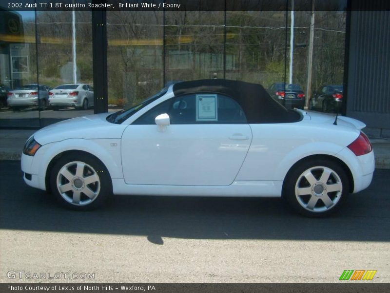 Brilliant White / Ebony 2002 Audi TT 1.8T quattro Roadster