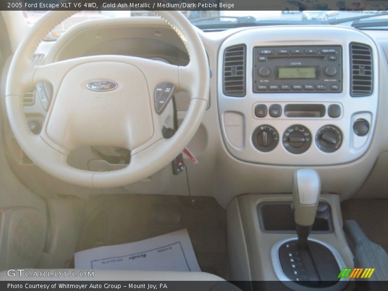 Gold Ash Metallic / Medium/Dark Pebble Beige 2005 Ford Escape XLT V6 4WD