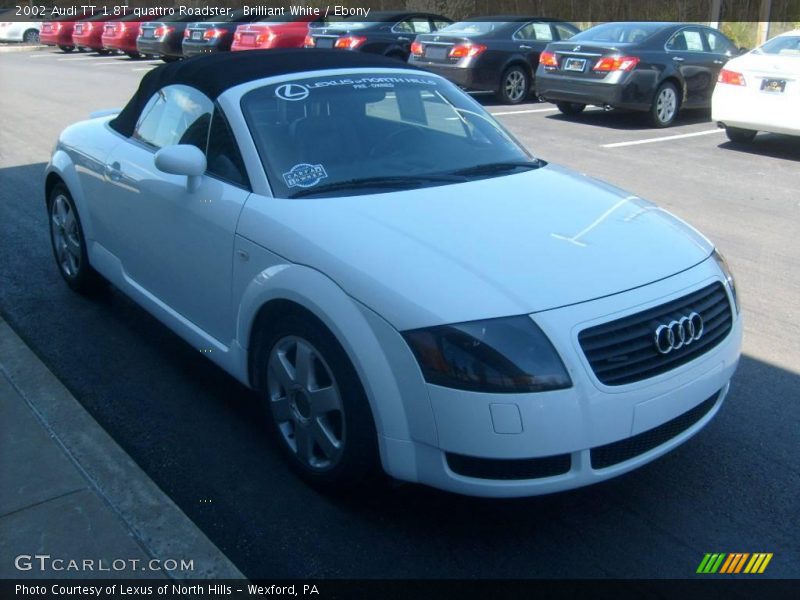 Brilliant White / Ebony 2002 Audi TT 1.8T quattro Roadster