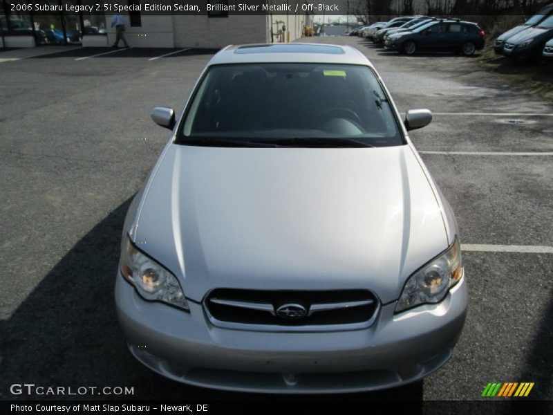 Brilliant Silver Metallic / Off-Black 2006 Subaru Legacy 2.5i Special Edition Sedan