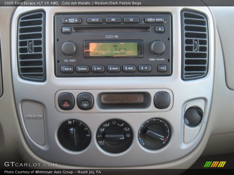 Gold Ash Metallic / Medium/Dark Pebble Beige 2005 Ford Escape XLT V6 4WD