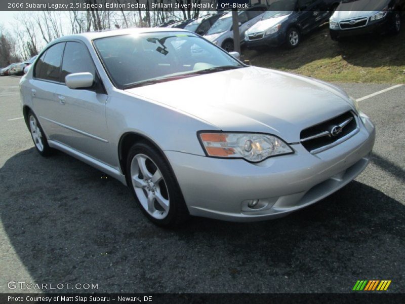 Brilliant Silver Metallic / Off-Black 2006 Subaru Legacy 2.5i Special Edition Sedan