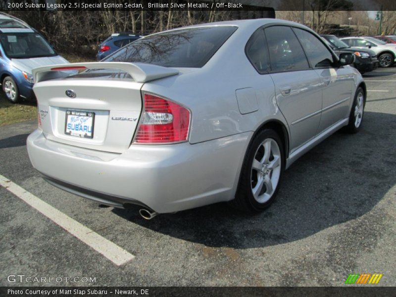 Brilliant Silver Metallic / Off-Black 2006 Subaru Legacy 2.5i Special Edition Sedan