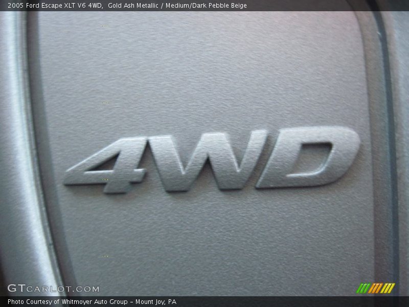 Gold Ash Metallic / Medium/Dark Pebble Beige 2005 Ford Escape XLT V6 4WD