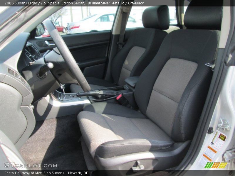 Brilliant Silver Metallic / Off-Black 2006 Subaru Legacy 2.5i Special Edition Sedan