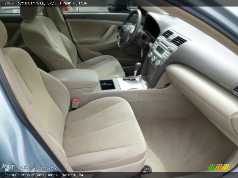 Sky Blue Pearl / Bisque 2007 Toyota Camry LE