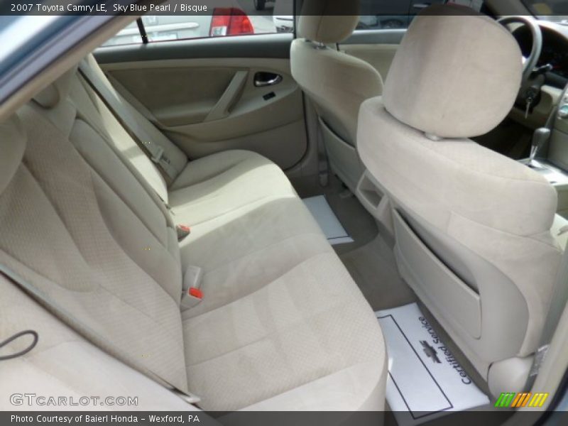 Sky Blue Pearl / Bisque 2007 Toyota Camry LE