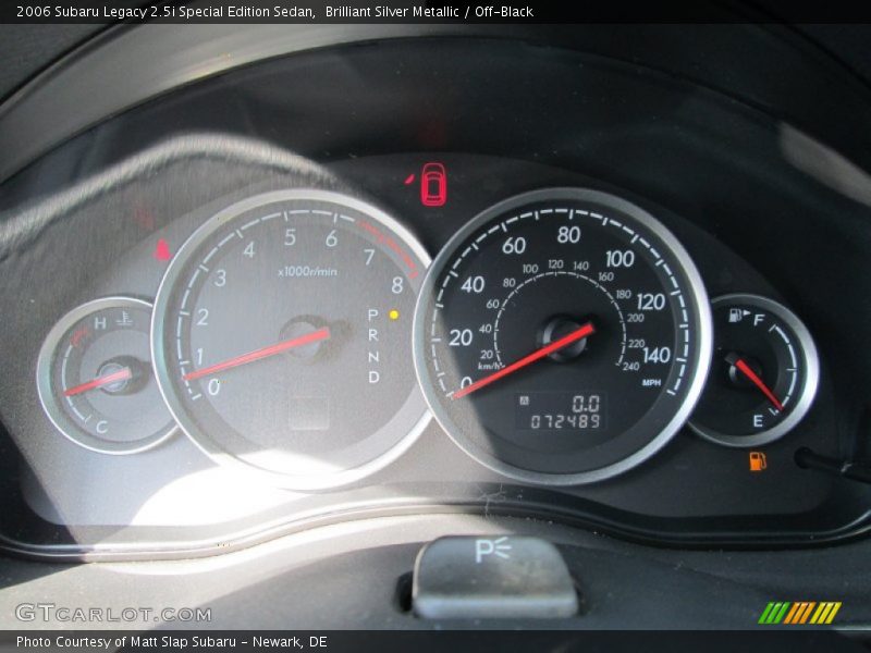 Brilliant Silver Metallic / Off-Black 2006 Subaru Legacy 2.5i Special Edition Sedan