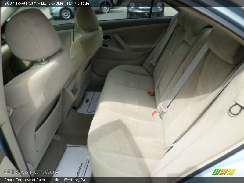 Sky Blue Pearl / Bisque 2007 Toyota Camry LE
