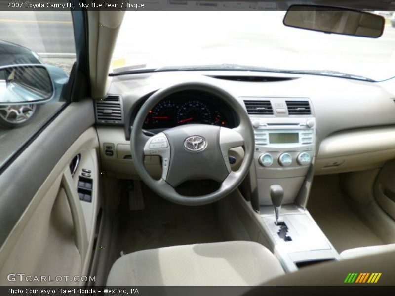 Sky Blue Pearl / Bisque 2007 Toyota Camry LE