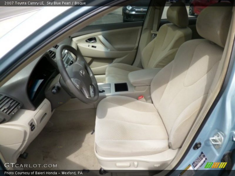 Sky Blue Pearl / Bisque 2007 Toyota Camry LE