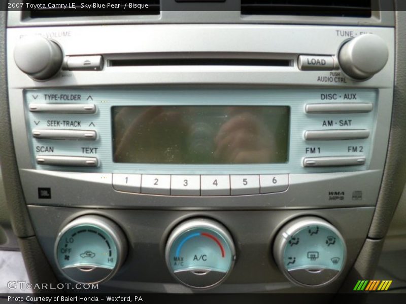 Sky Blue Pearl / Bisque 2007 Toyota Camry LE