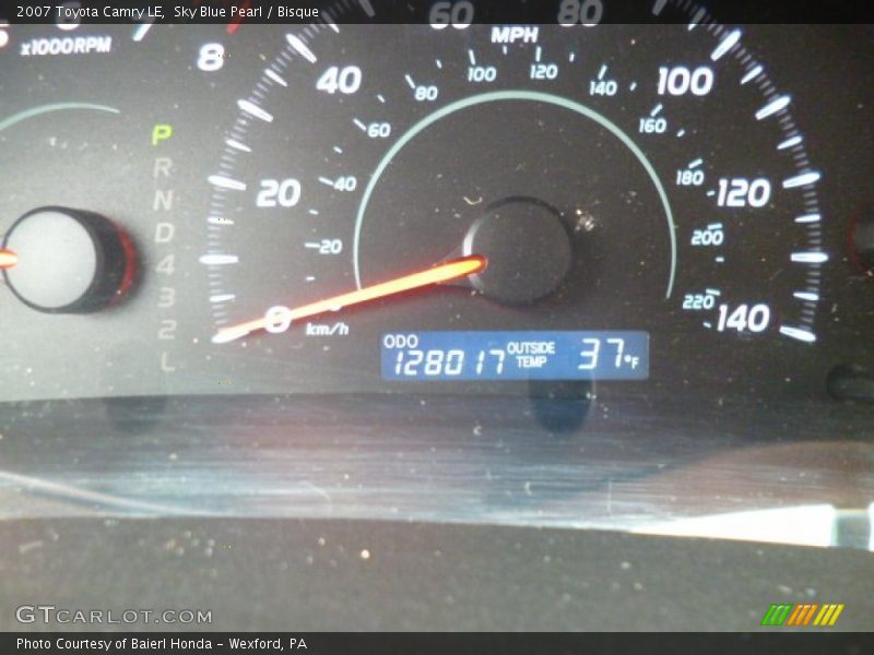 Sky Blue Pearl / Bisque 2007 Toyota Camry LE