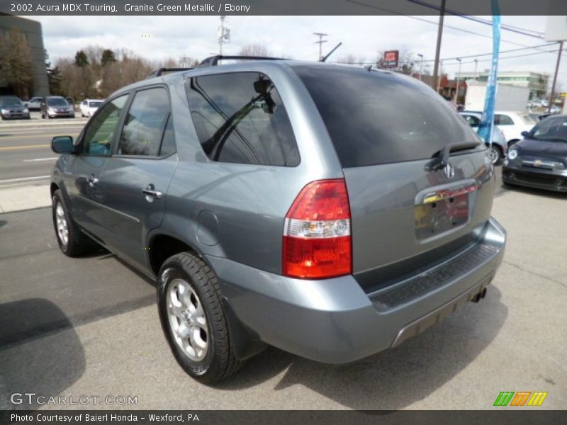 Granite Green Metallic / Ebony 2002 Acura MDX Touring