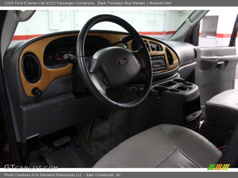 Dark Toreador Red Metallic / Medium Flint 2005 Ford E Series Van E150 Passenger Conversion