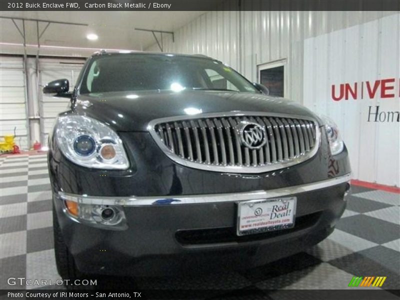 Carbon Black Metallic / Ebony 2012 Buick Enclave FWD