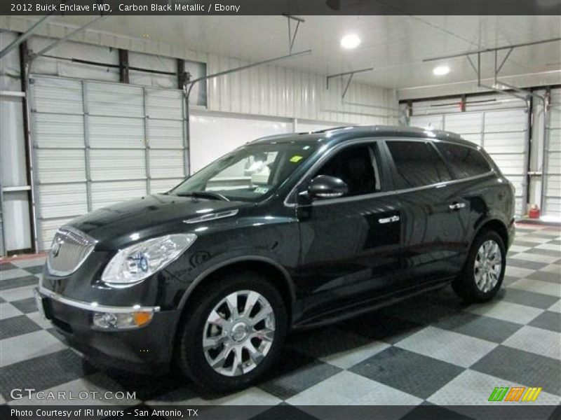 Carbon Black Metallic / Ebony 2012 Buick Enclave FWD