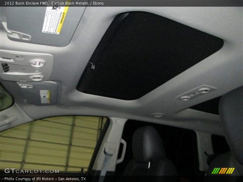 Carbon Black Metallic / Ebony 2012 Buick Enclave FWD