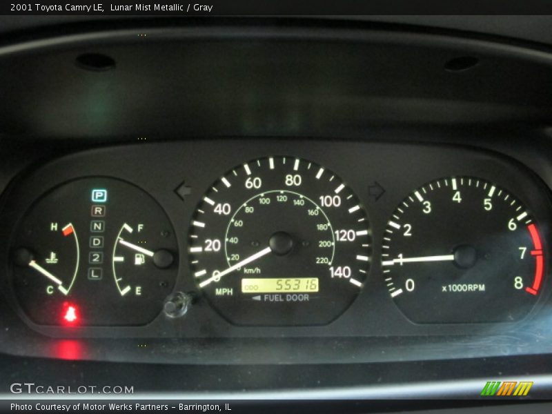 Lunar Mist Metallic / Gray 2001 Toyota Camry LE