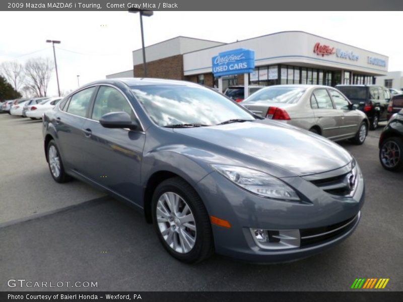 Comet Gray Mica / Black 2009 Mazda MAZDA6 i Touring