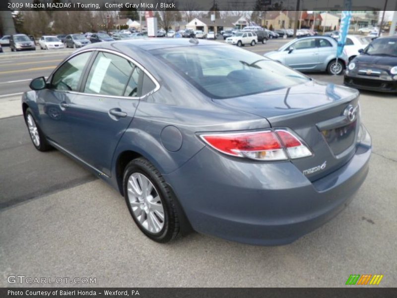 Comet Gray Mica / Black 2009 Mazda MAZDA6 i Touring