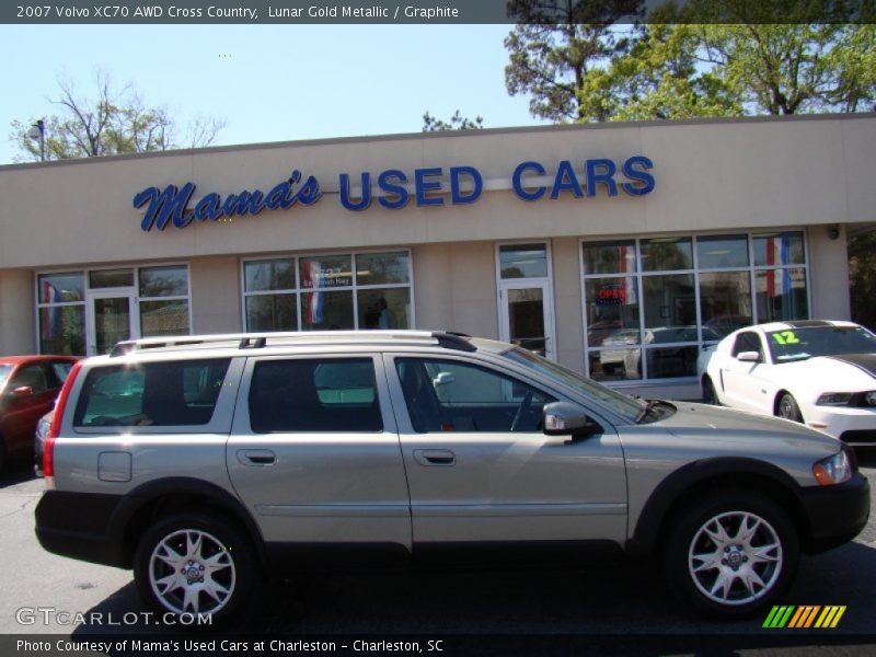 Lunar Gold Metallic / Graphite 2007 Volvo XC70 AWD Cross Country