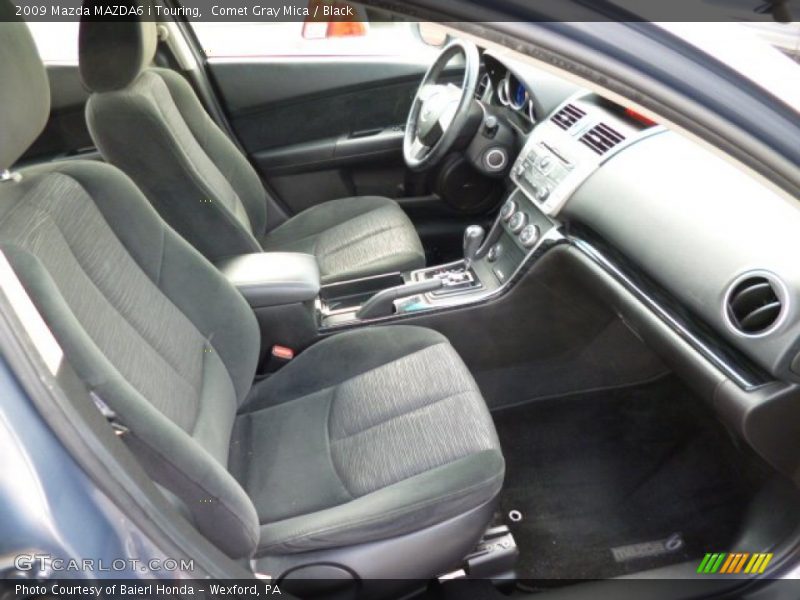 Comet Gray Mica / Black 2009 Mazda MAZDA6 i Touring