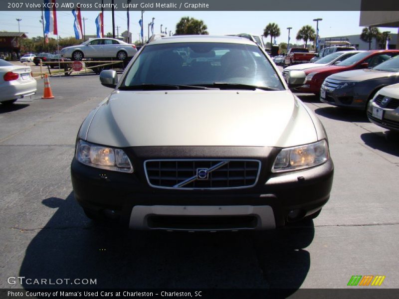 Lunar Gold Metallic / Graphite 2007 Volvo XC70 AWD Cross Country