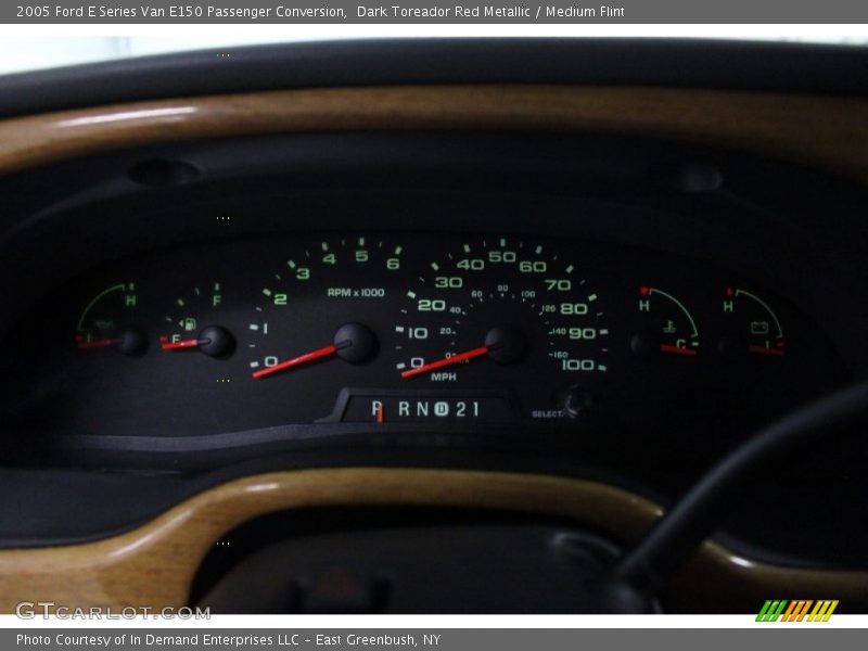 Dark Toreador Red Metallic / Medium Flint 2005 Ford E Series Van E150 Passenger Conversion