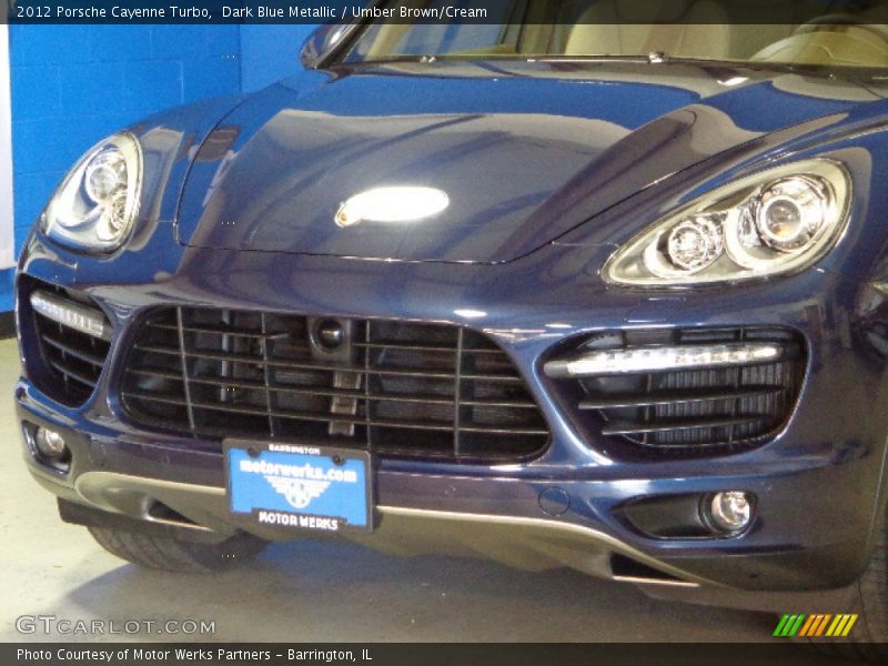 Dark Blue Metallic / Umber Brown/Cream 2012 Porsche Cayenne Turbo
